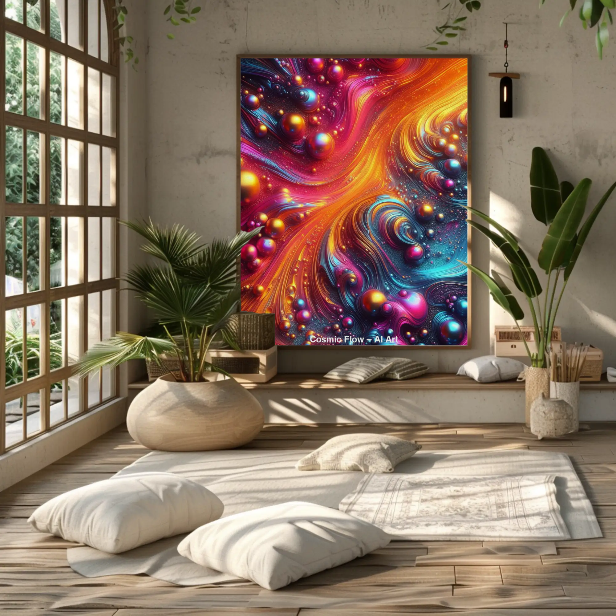 Cosmic Flow – AI Art