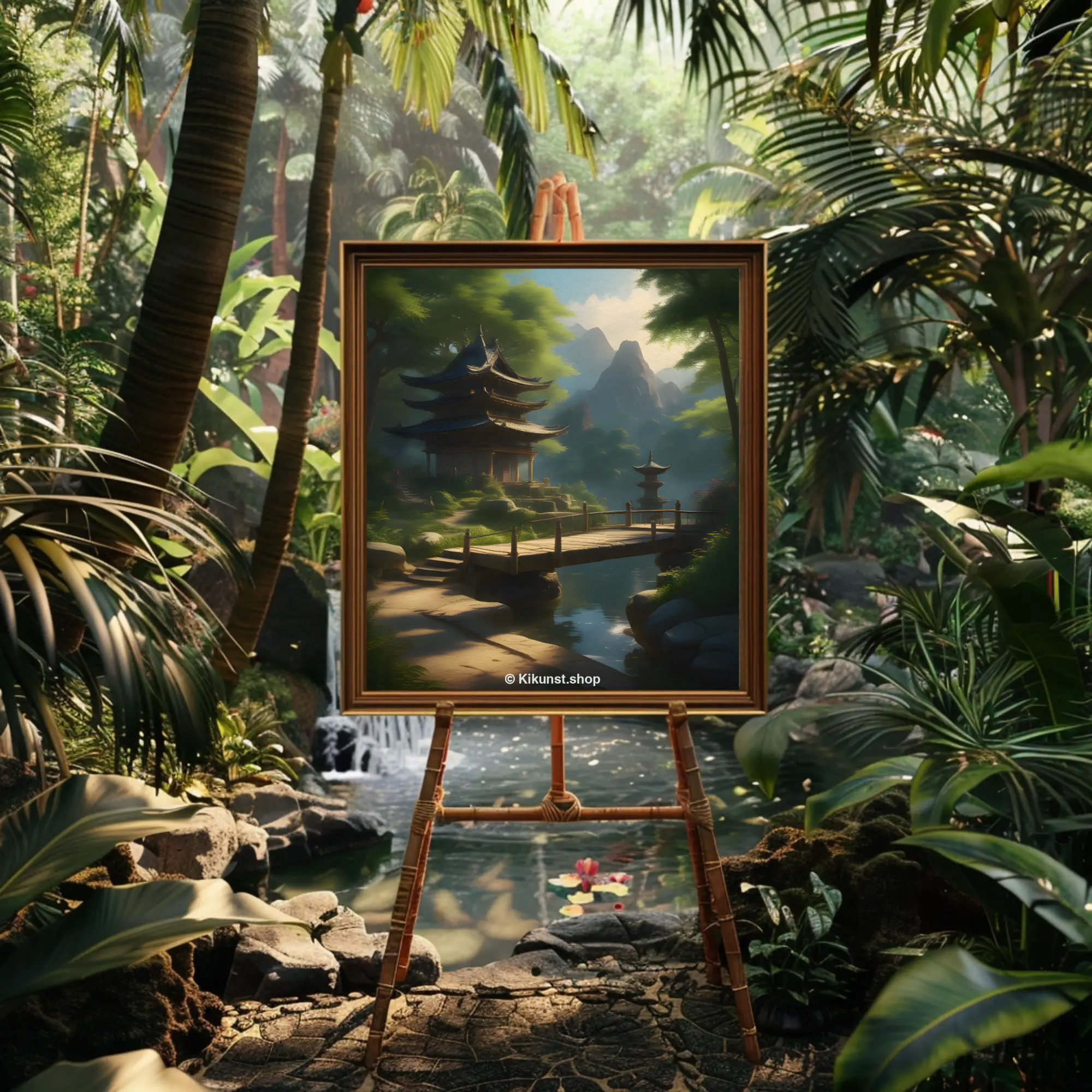 Serenity Temple – AI Art
