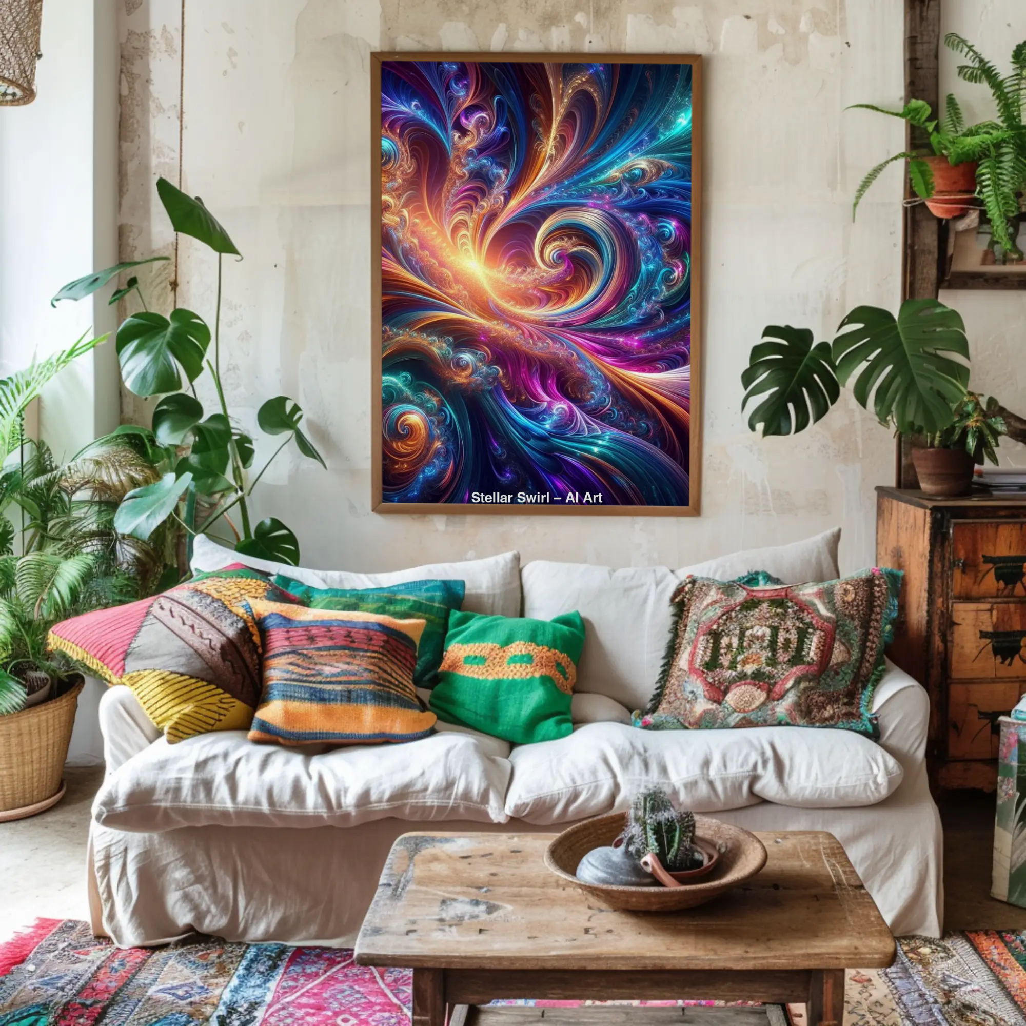 Stellar Swirl – AI Art