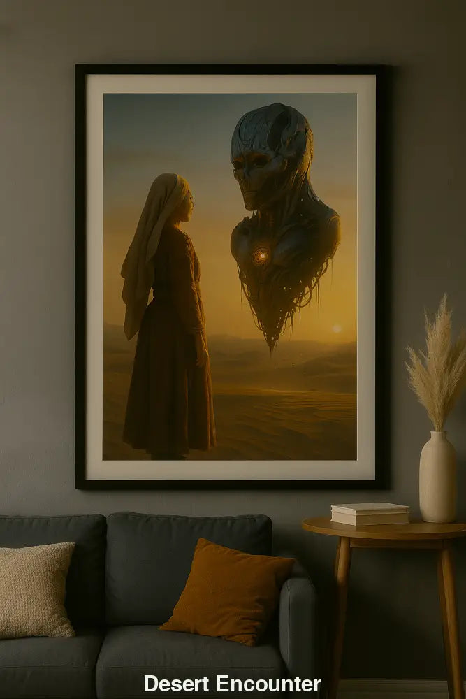 Desert Encounter – AI Art