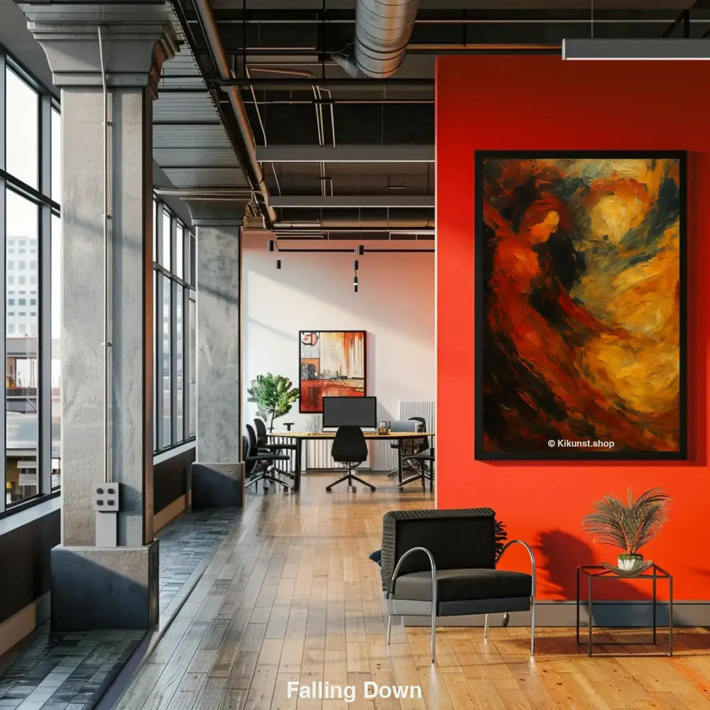 Falling Down – AI Art