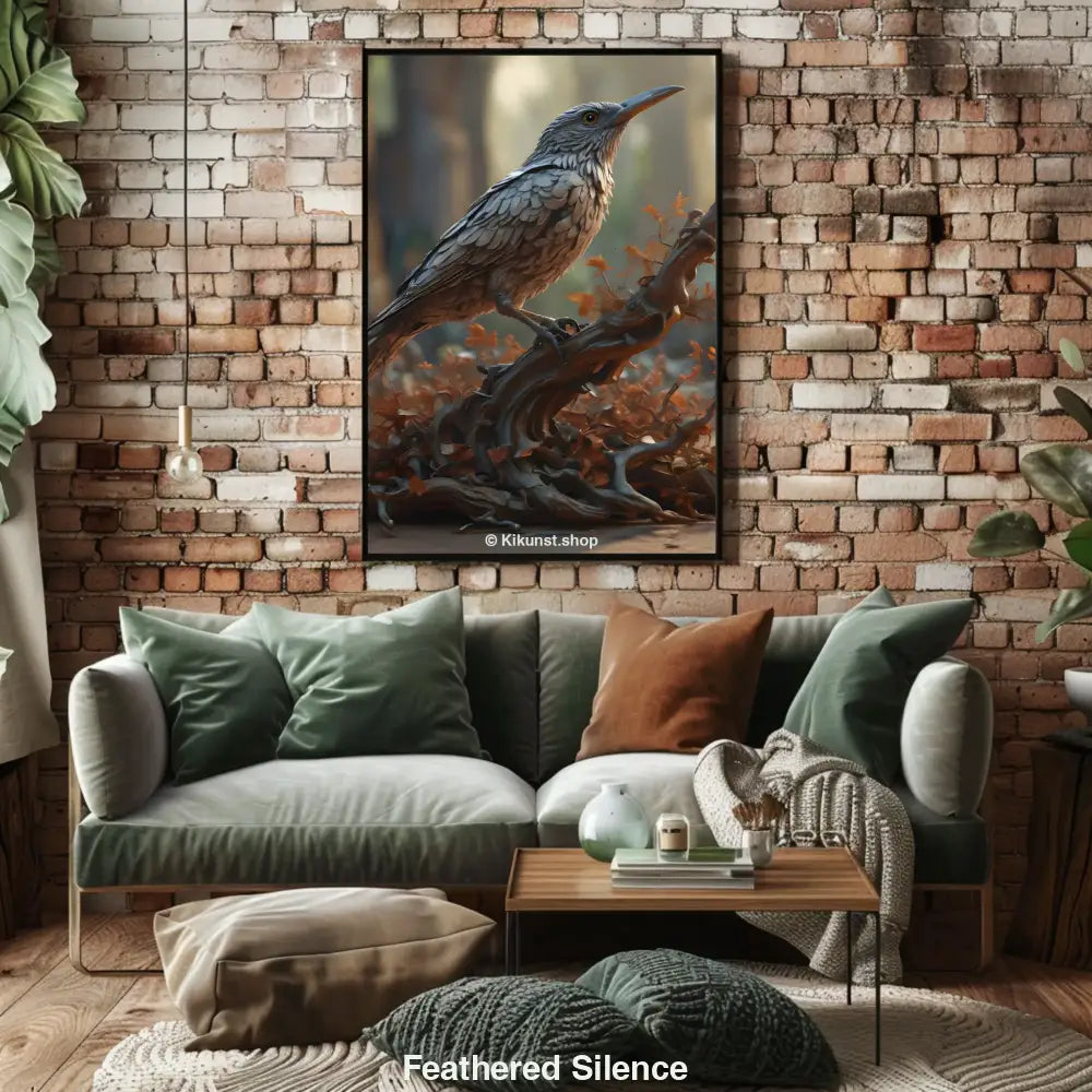 Feathered Silence – AI Art