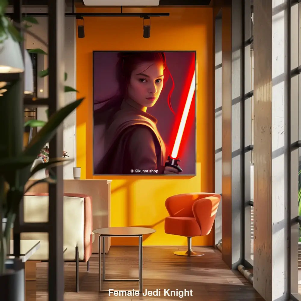Female Jedi Knight – AI Art