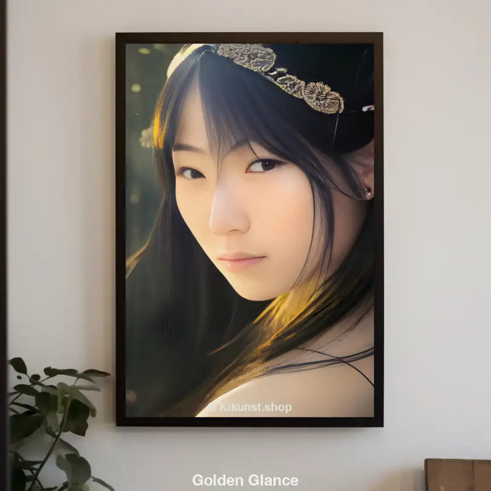 Golden Glance – AI Art