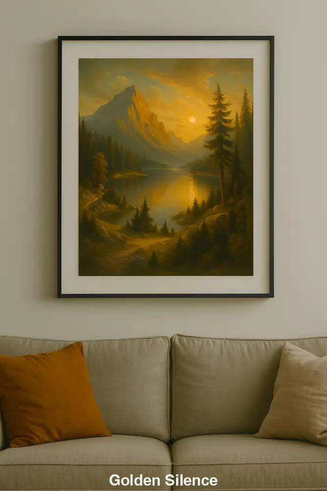 Golden Silence – AI Art