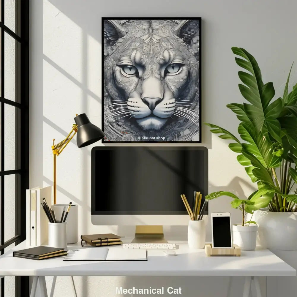 Mechanical Cat – AI Art