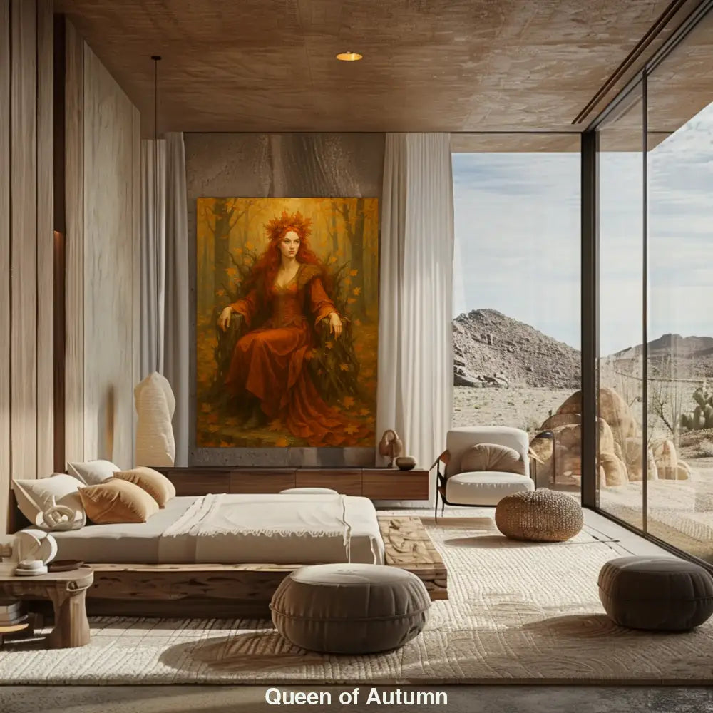 Queen of Autumn – AI Art