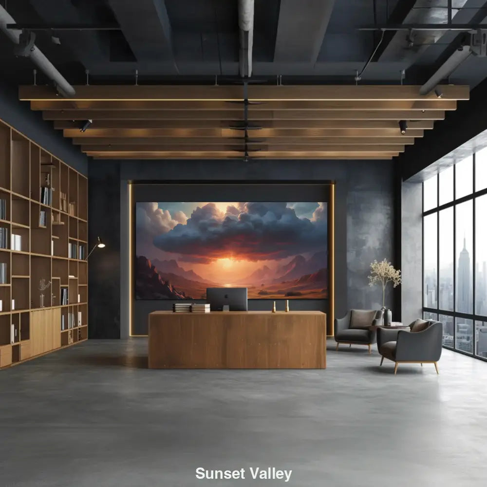 Sunset Valley – AI Art