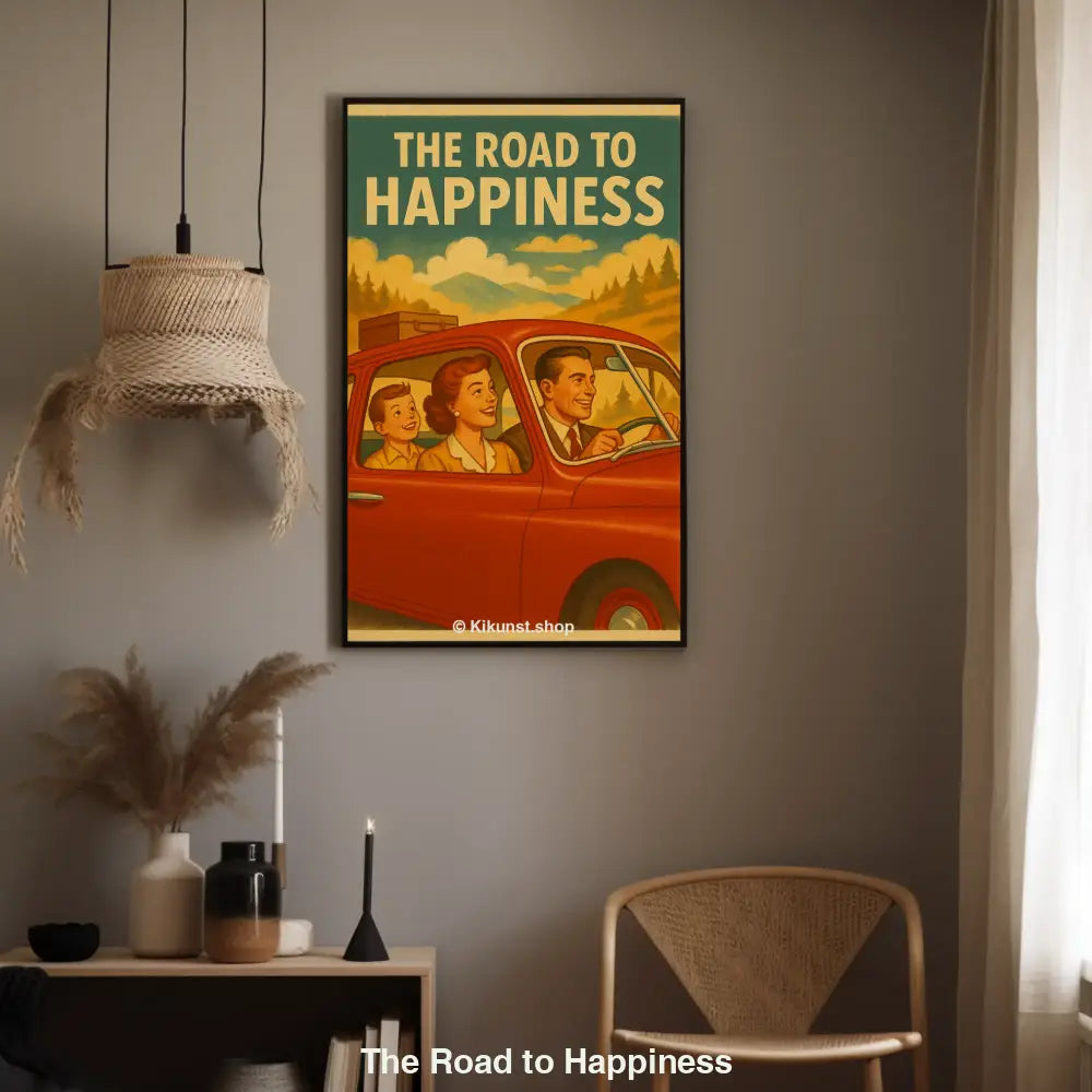 The Road to Happiness – AI Art