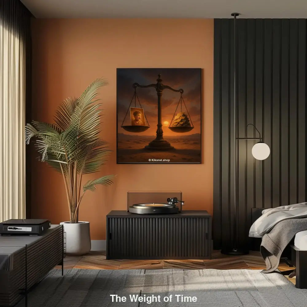 The Weight of Time – AI Art