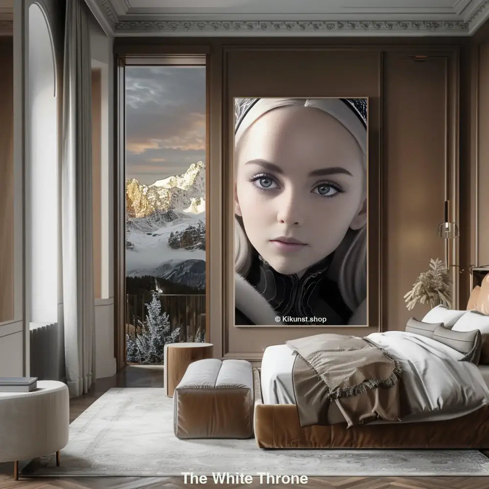 The White Throne – AI Art