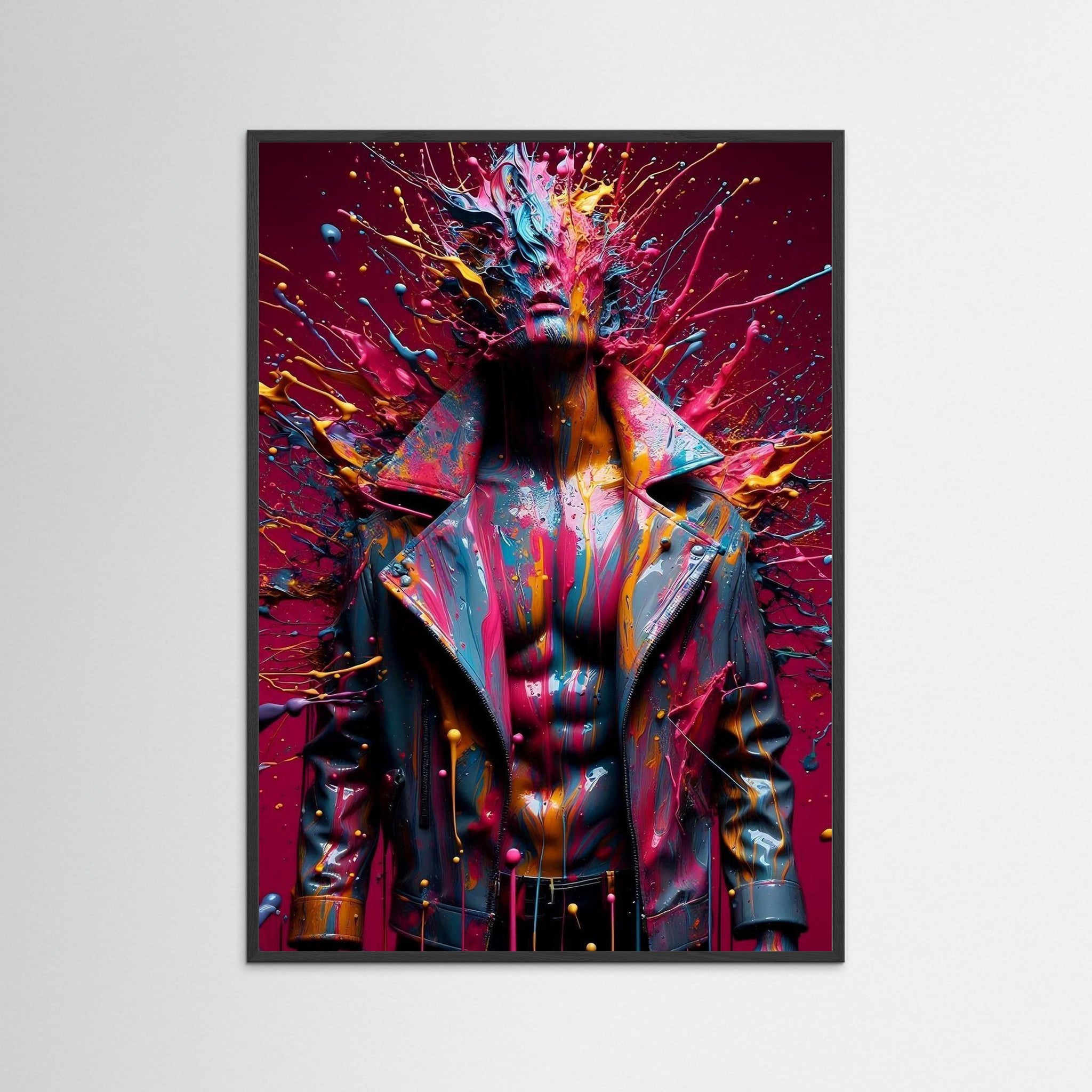 Drip Identity – AI Art (Print)