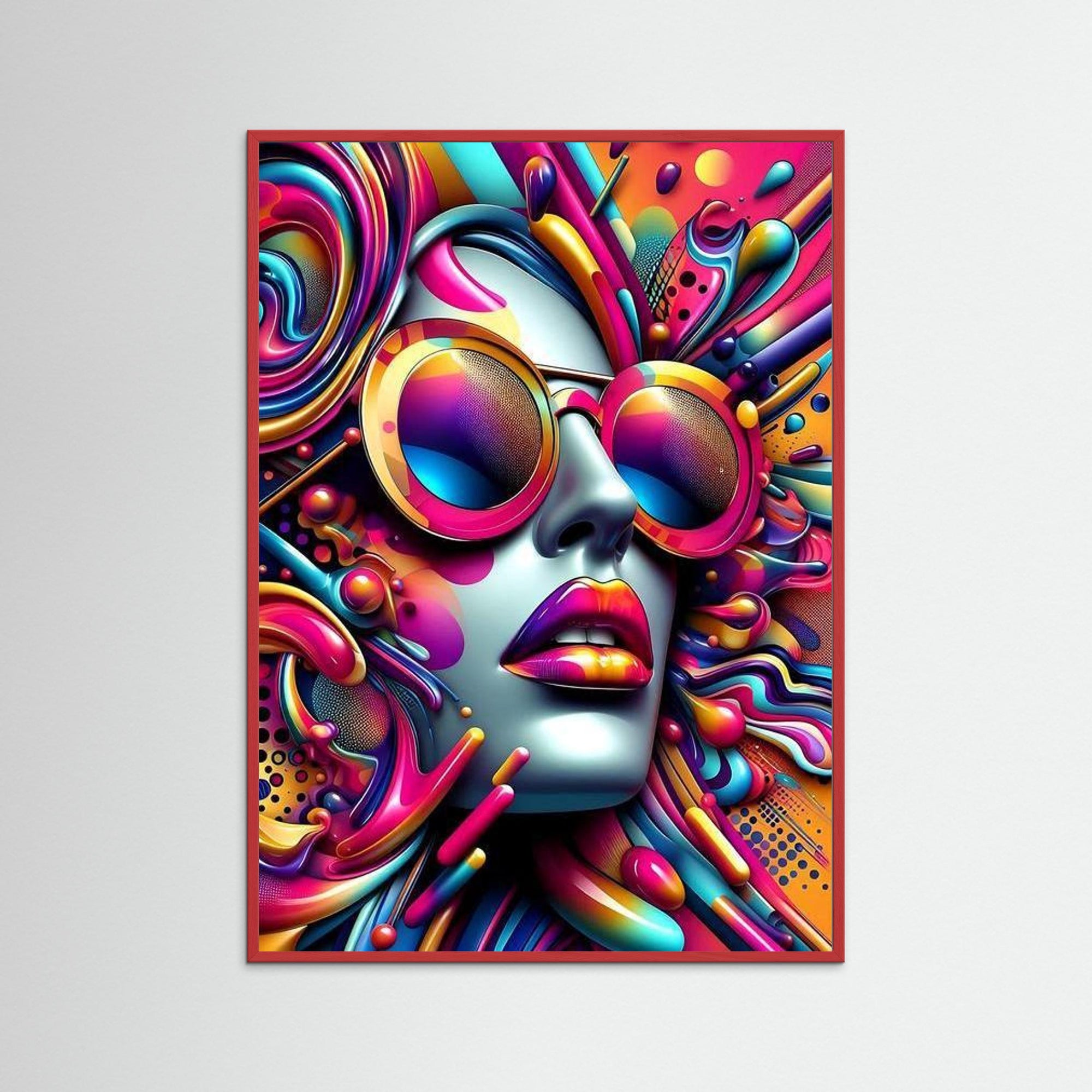 Color Velocity – AI Art (Print)