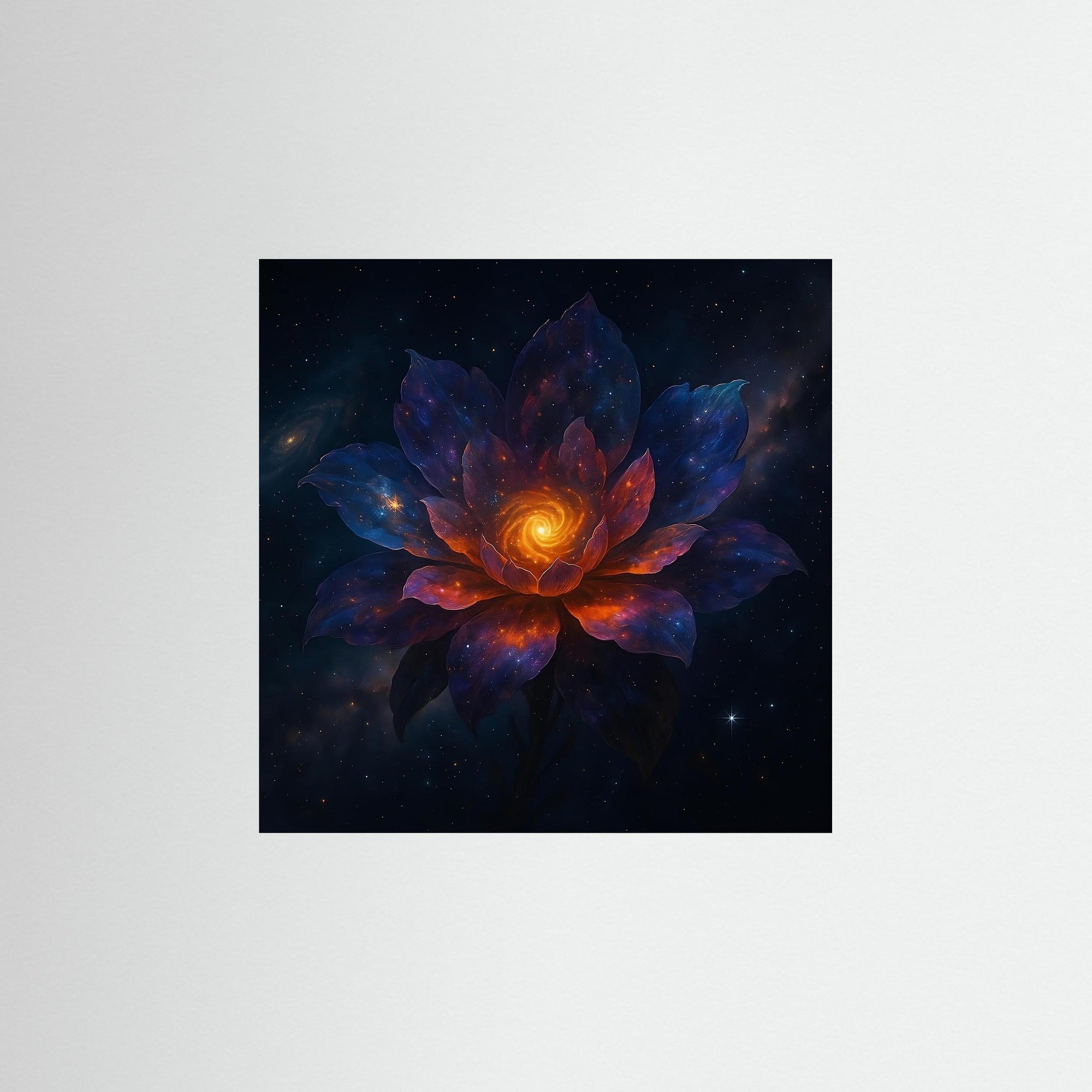 Galactic Bloom – AI Art (Print)