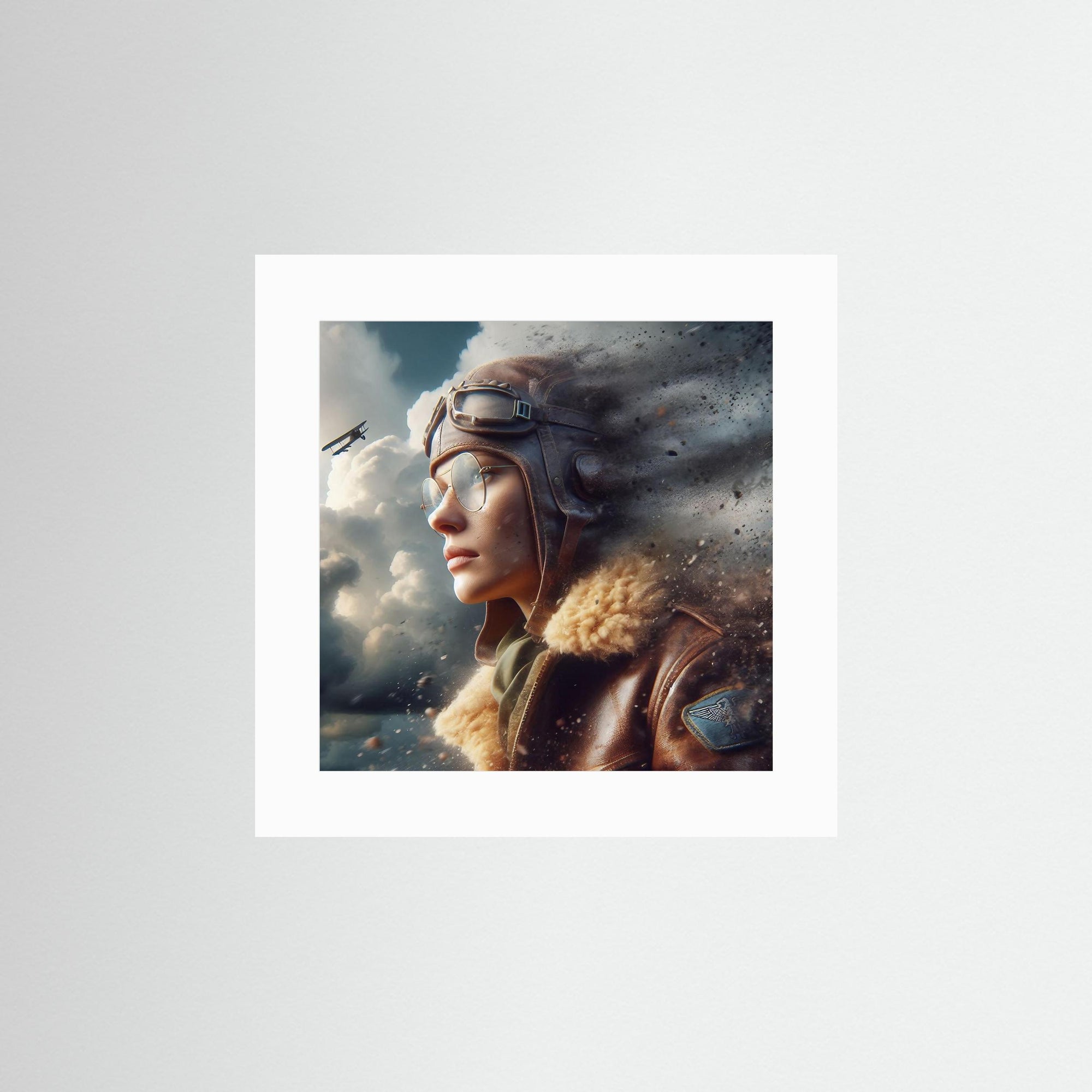 Amelia Earhart – AI Art (Print)