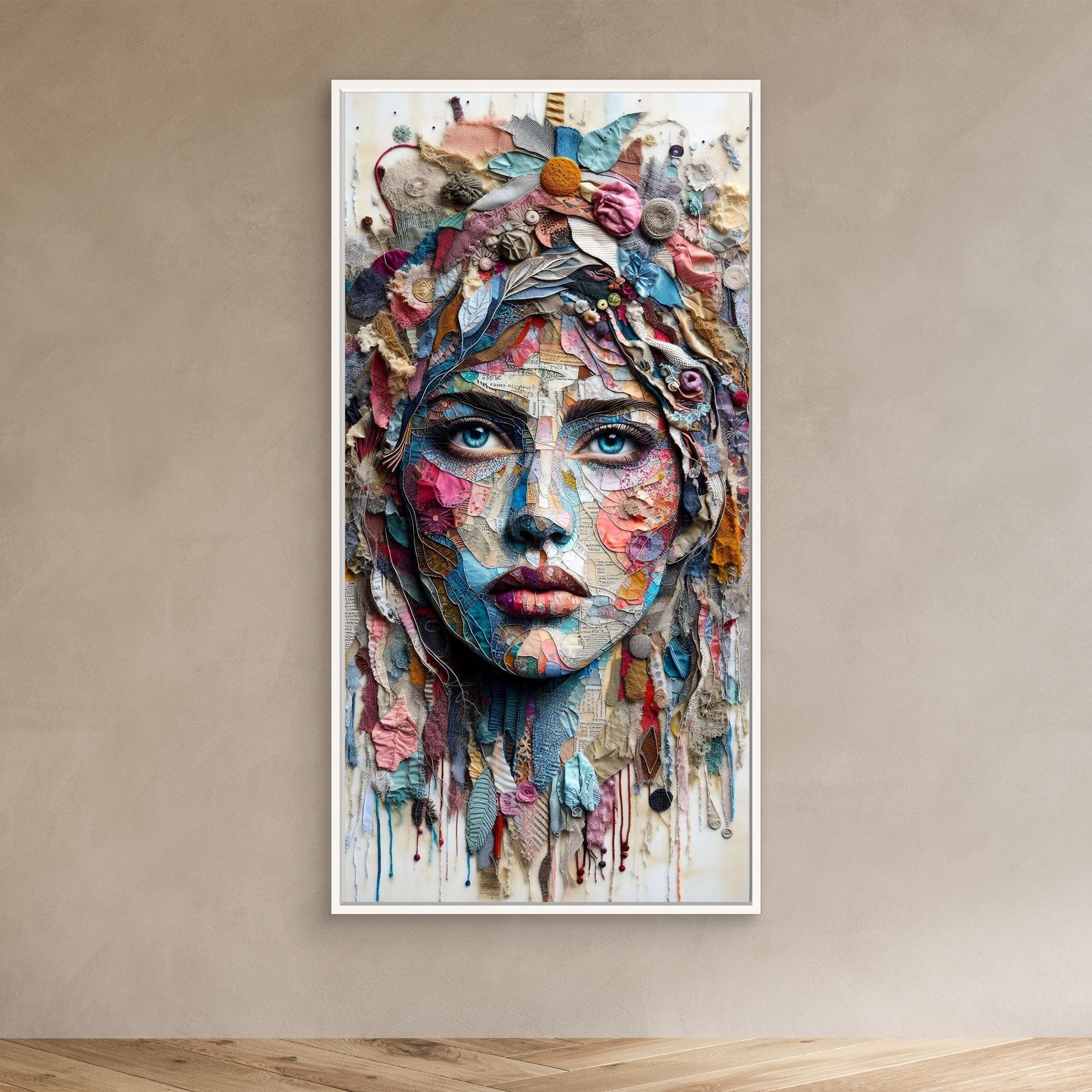 Threads of Identity – AI Art (Canvas)