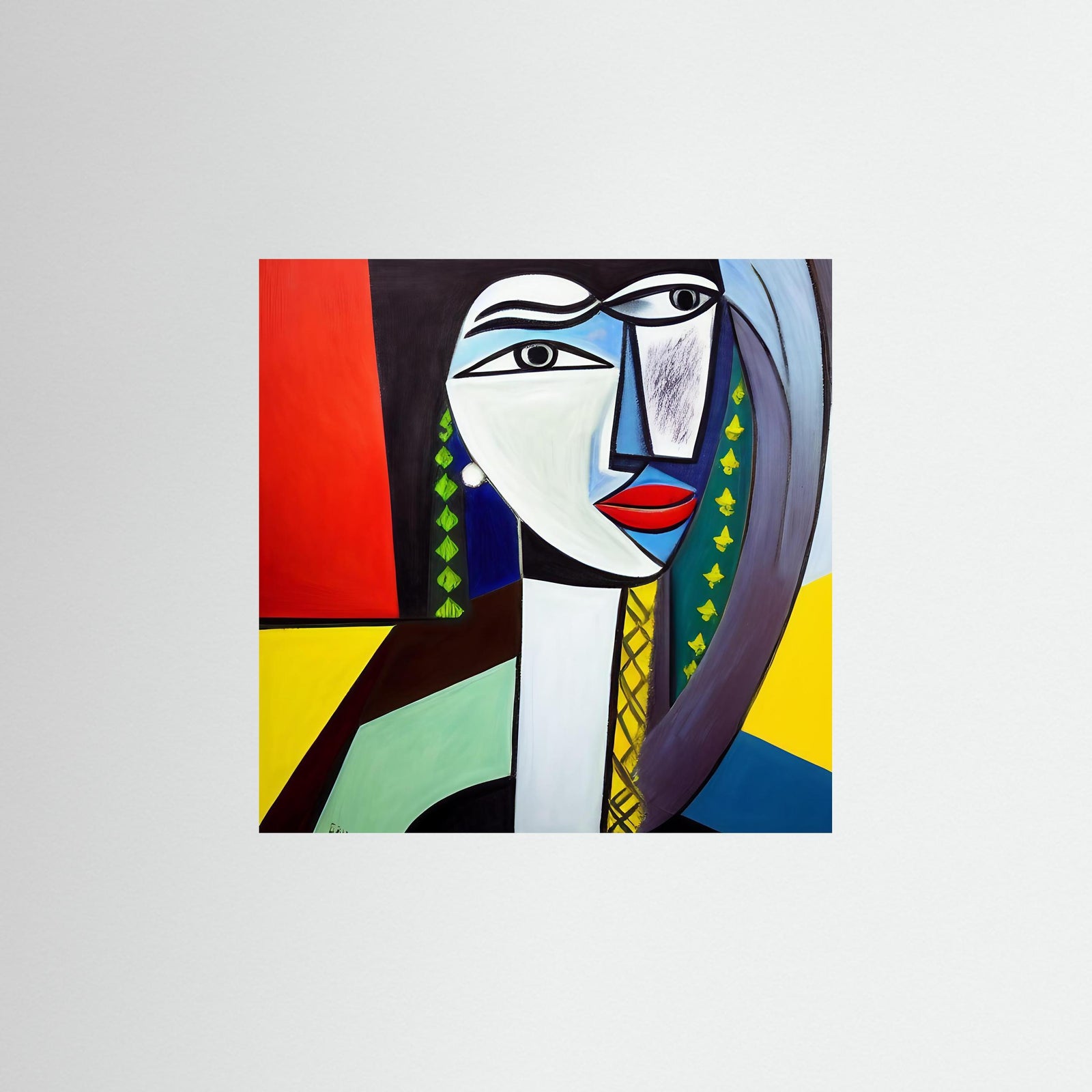 Gewagtes Aussehen – AI Art (Print)