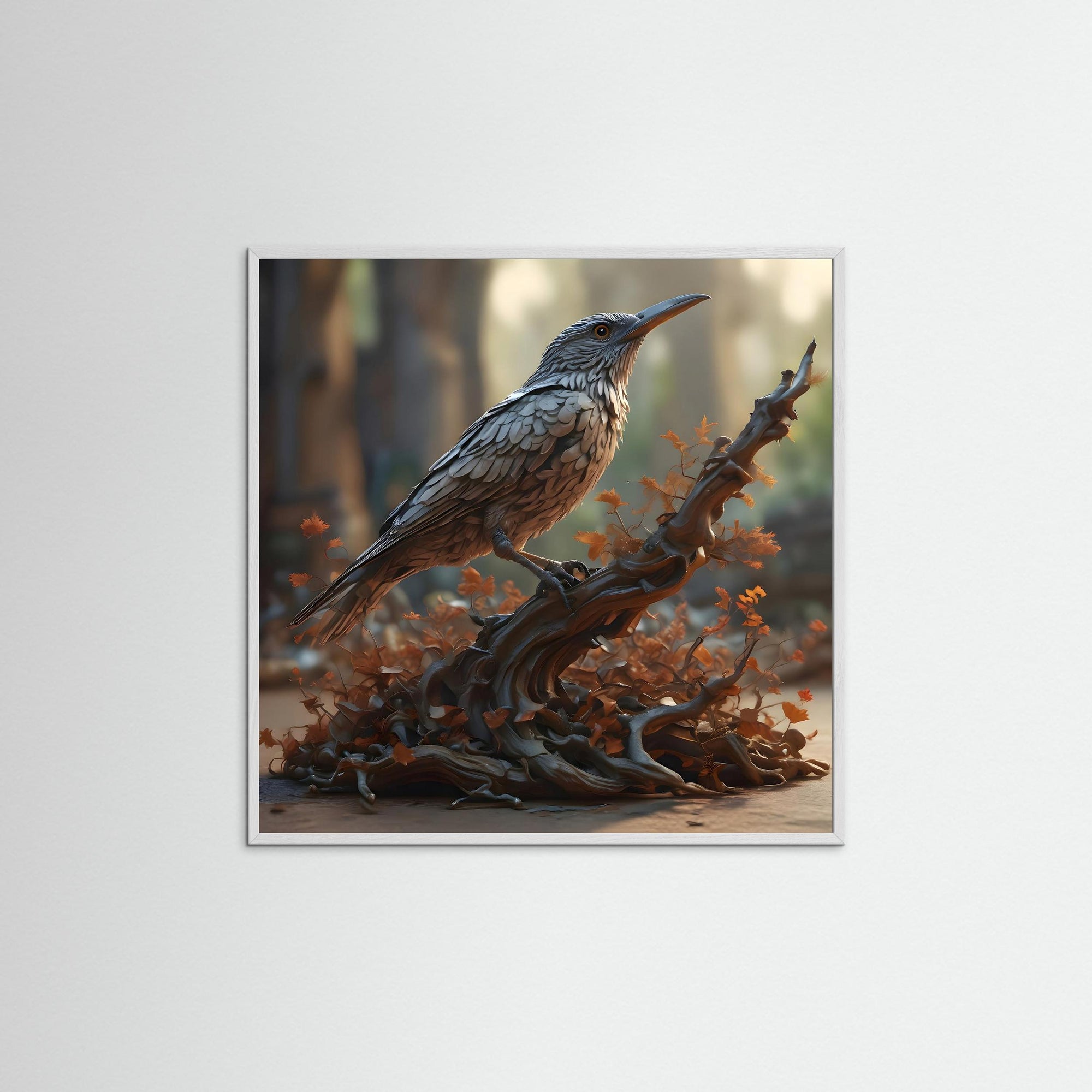 Feathered Silence – AI Art (Print)
