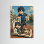 Breaking the Frame – AI Art (Print)