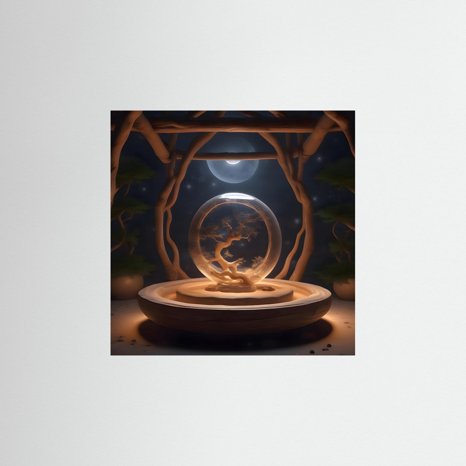 Orb of Serenity – AI Art (Print)