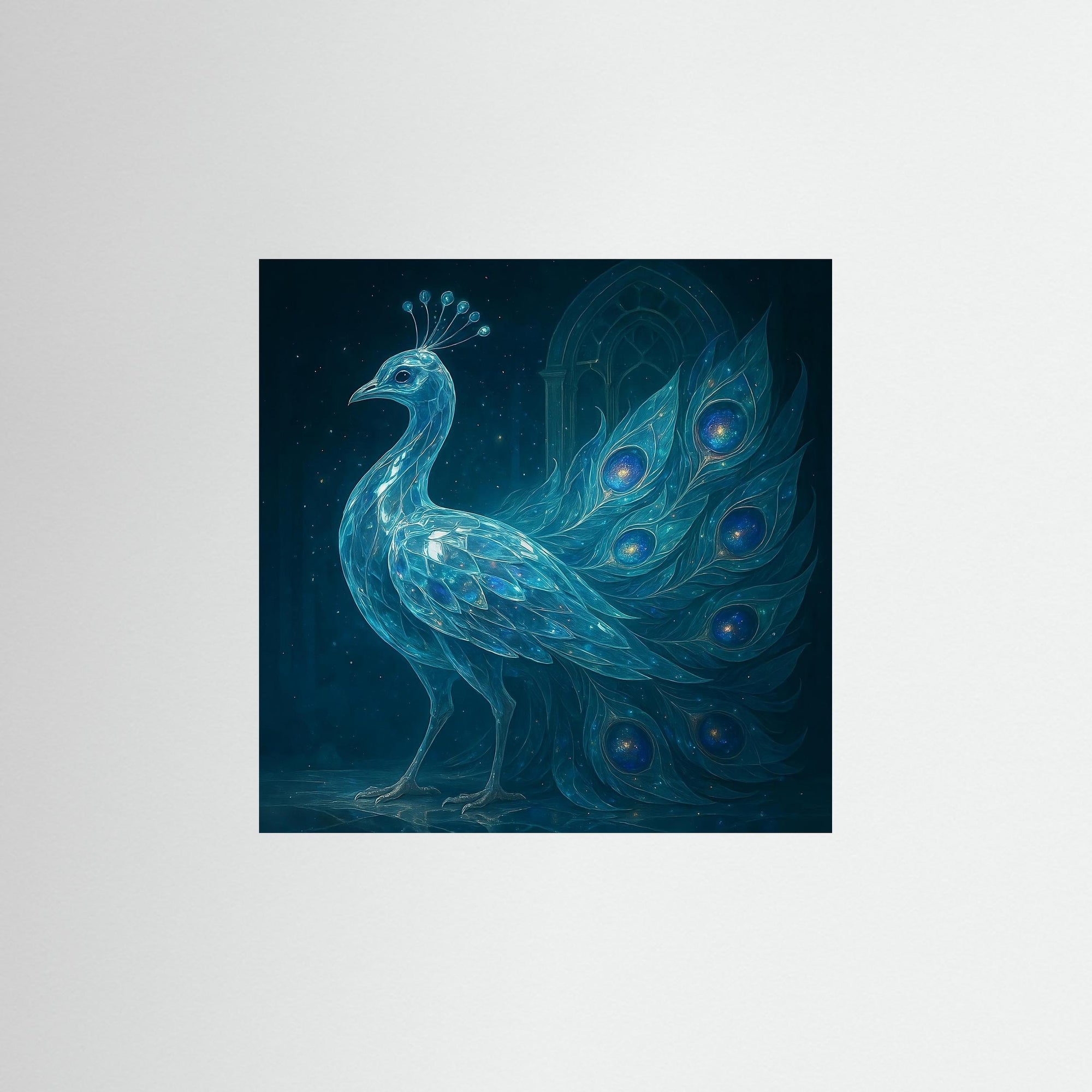 Celestial Plumage – AI Art (Print)