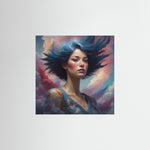 Blue Zephyr – AI Art (Print)