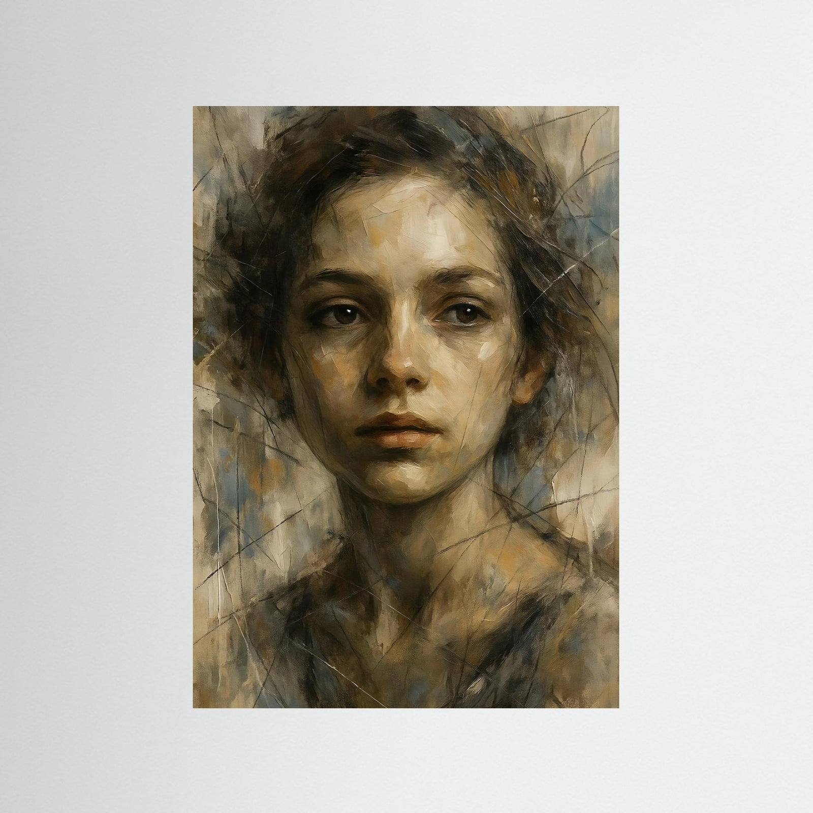 Echoes of Stillness – AI Art (Print)