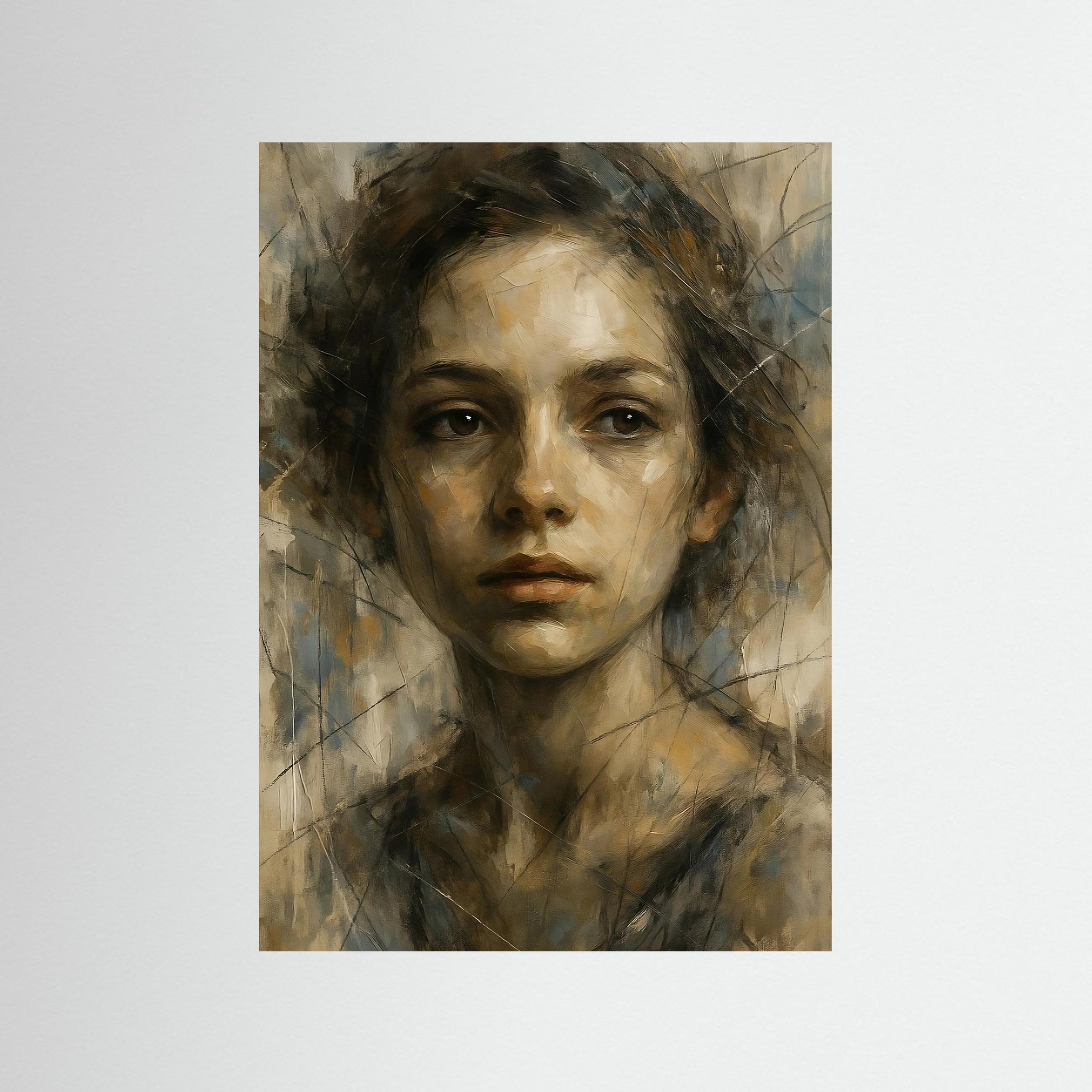 Echoes of Stillness – AI Art (Print)