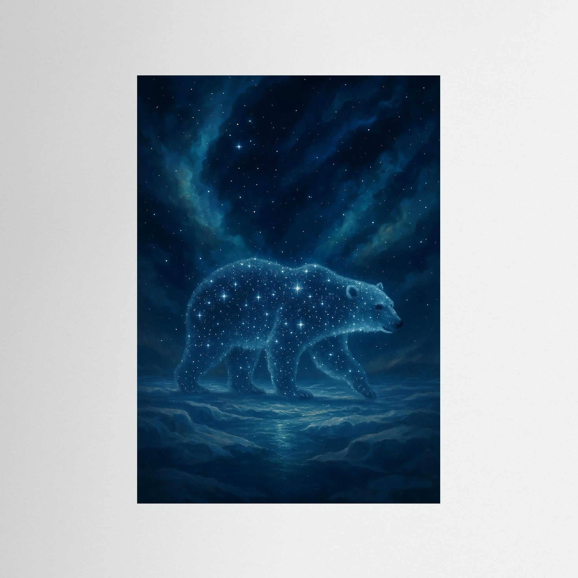 Celestial Bear – AI Art (Print)