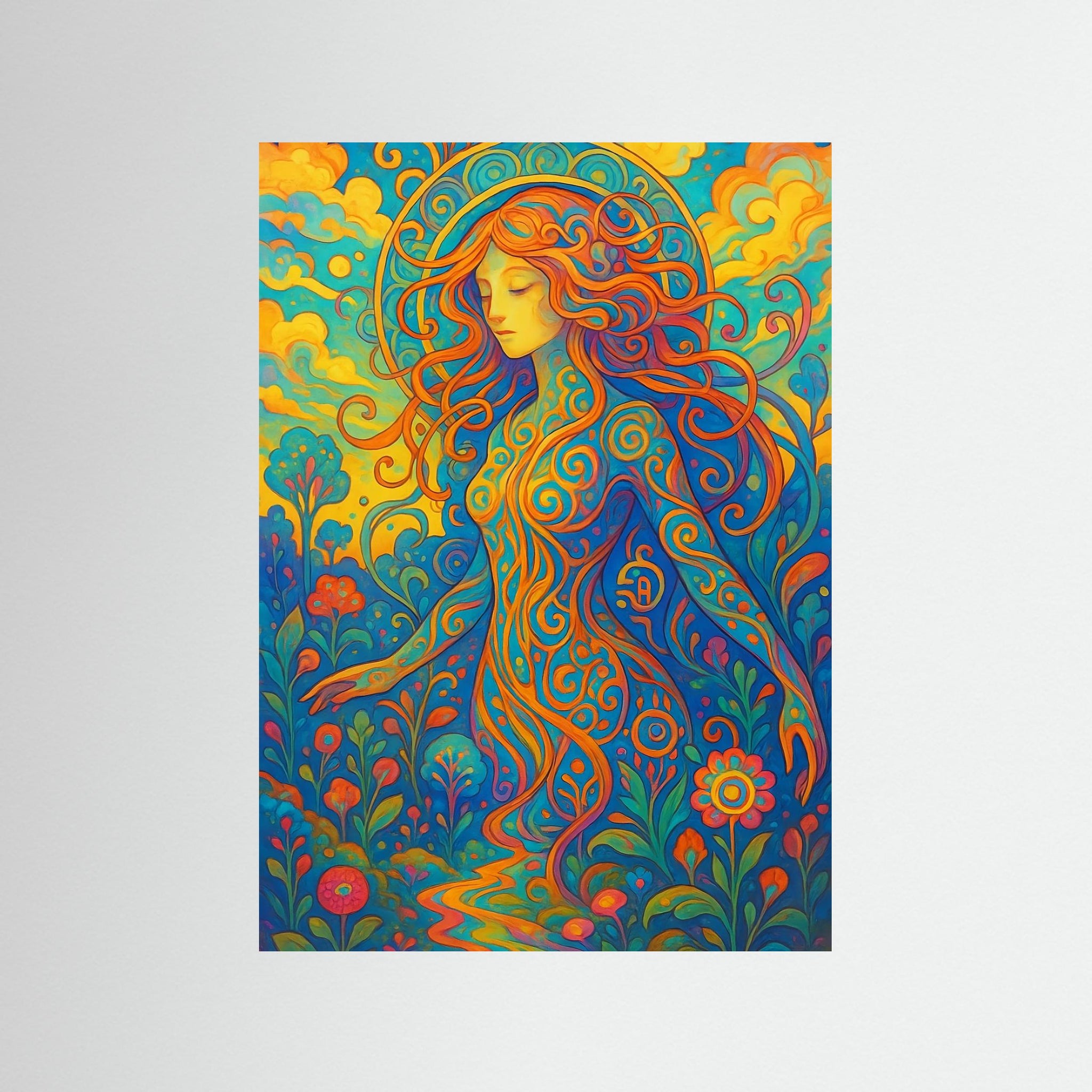 Floral Spirit – AI Art (Print)