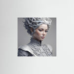 Mystic White Woman – AI Art (Print)