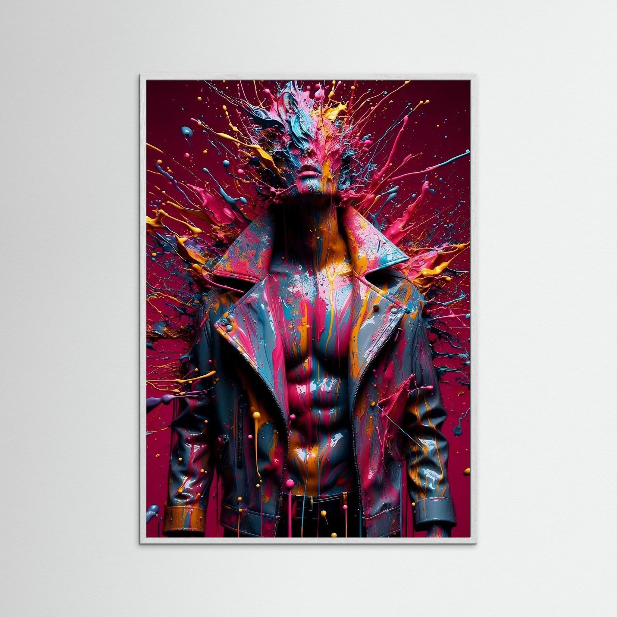 Drip Identity – AI Art (Print)