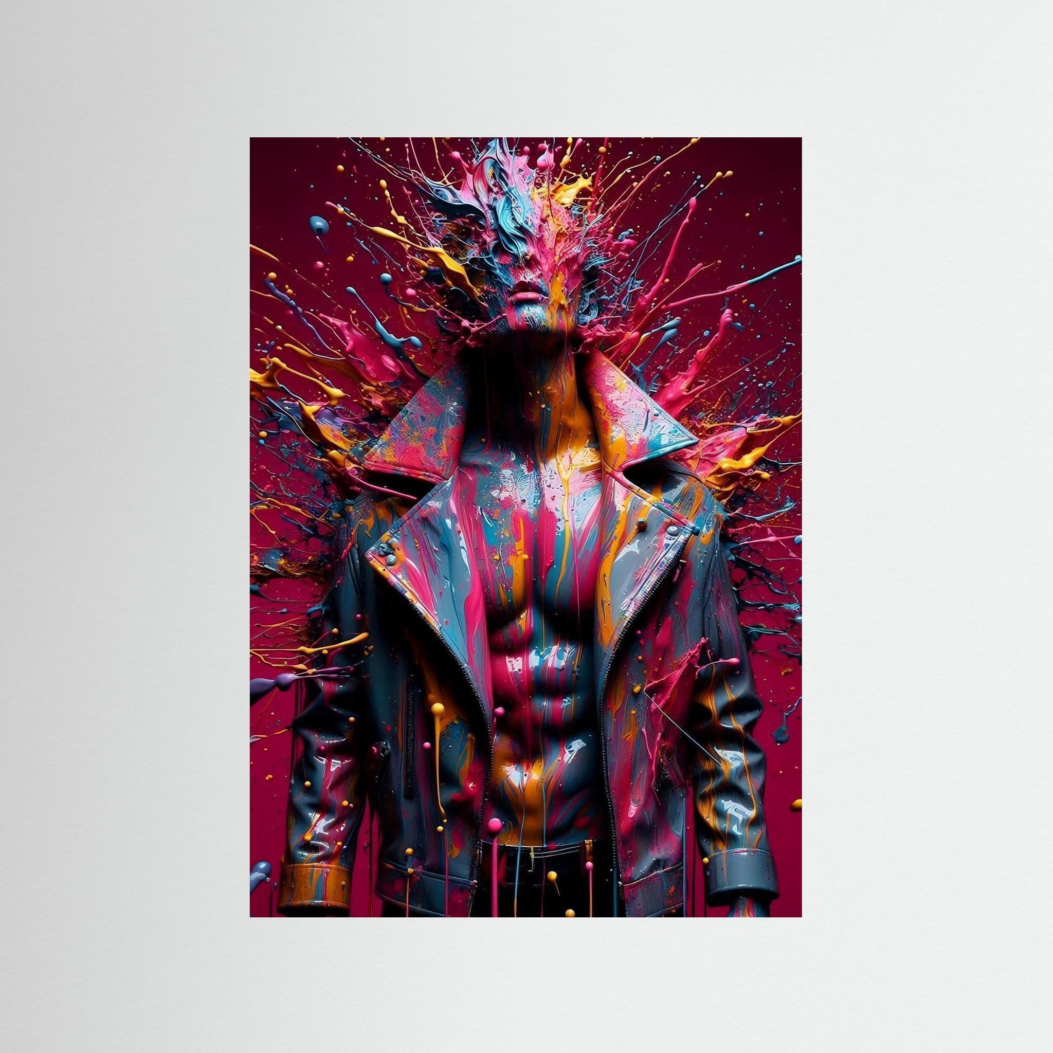 Drip Identity – AI Art (Print)
