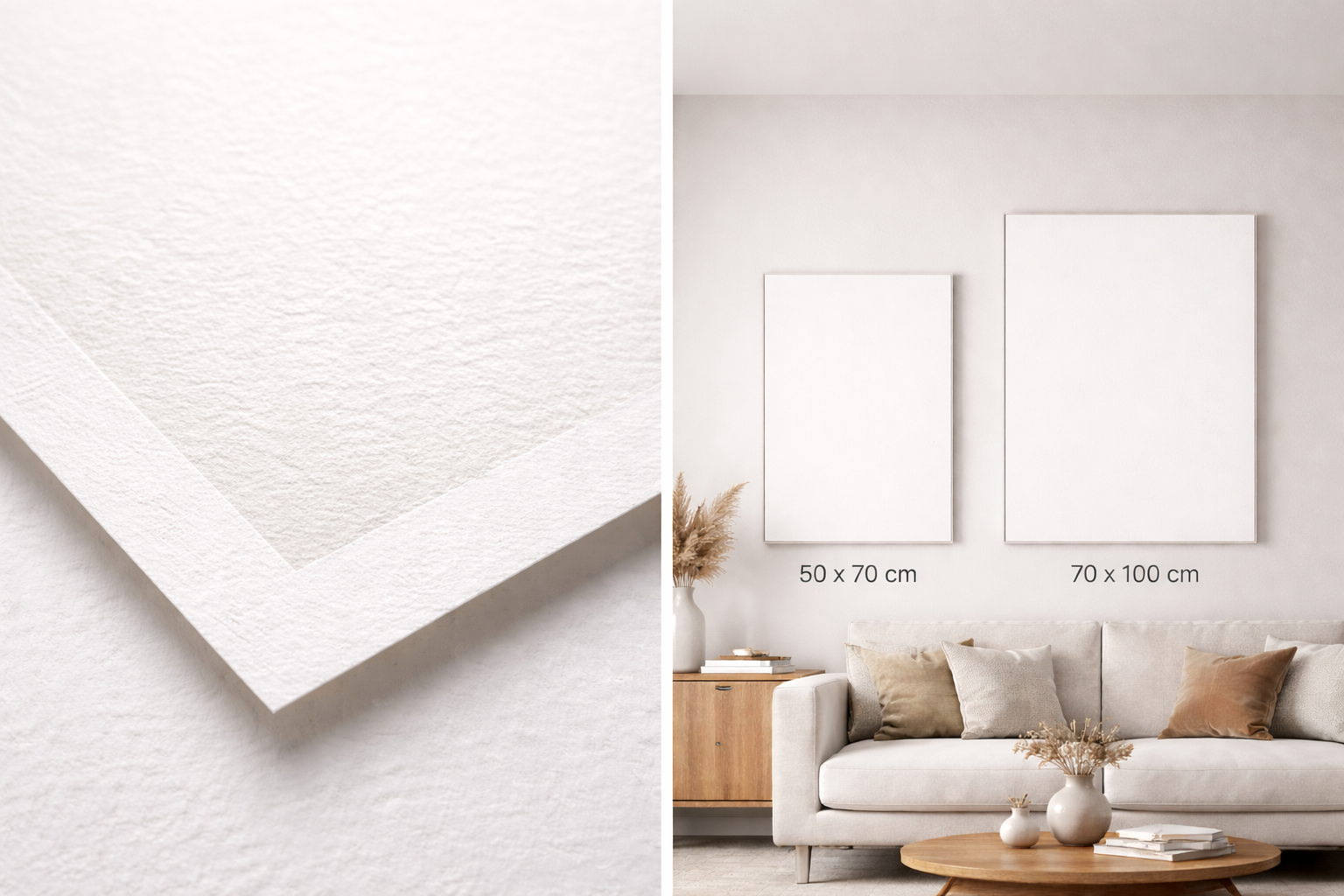 Beispielbild zur Darstellung der Papierstruktur eines Fine Art Prints.