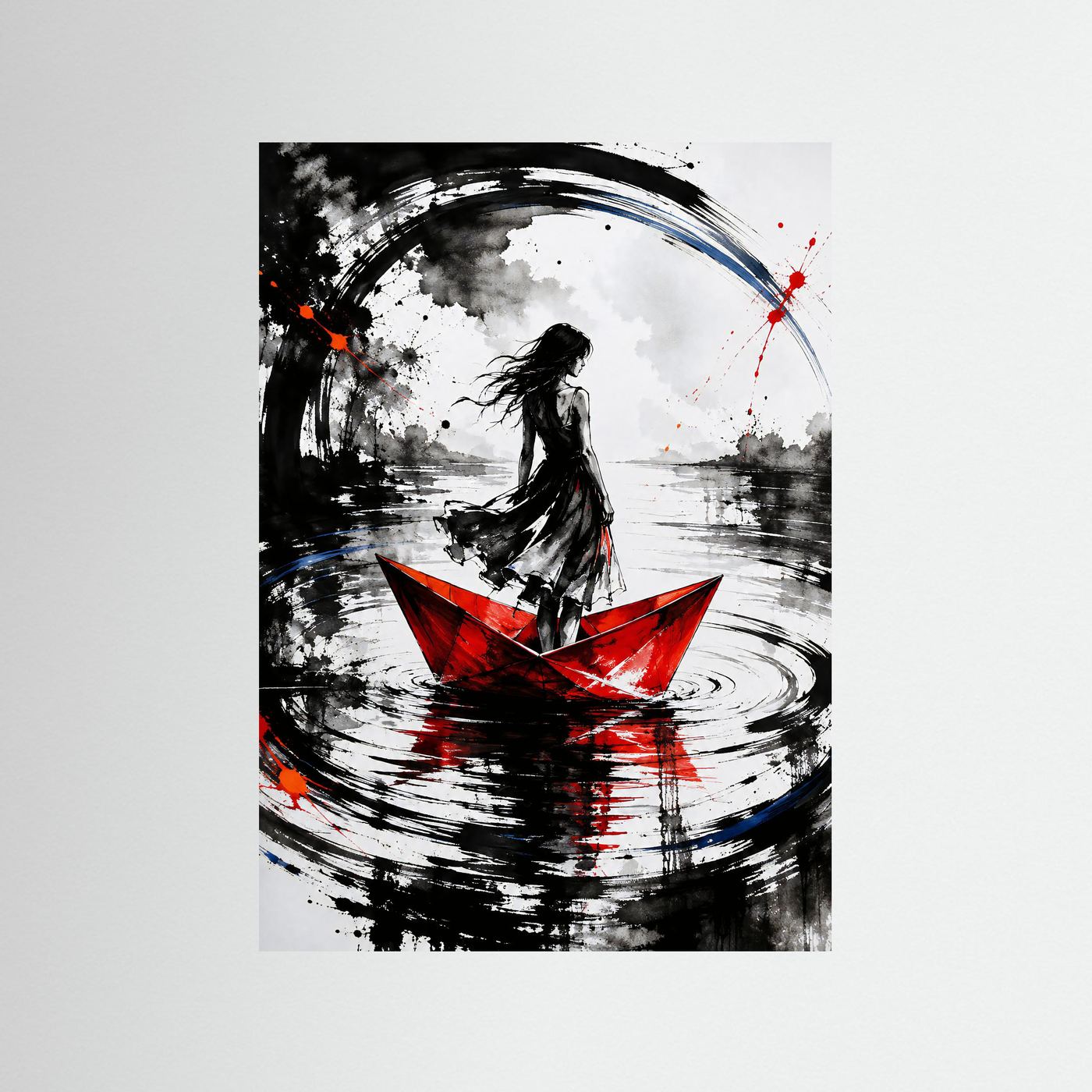 Kunstdruck "Paper Dreams" ohne Rahmen.