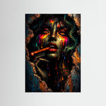 Smoke and Color – AI Art (Print)