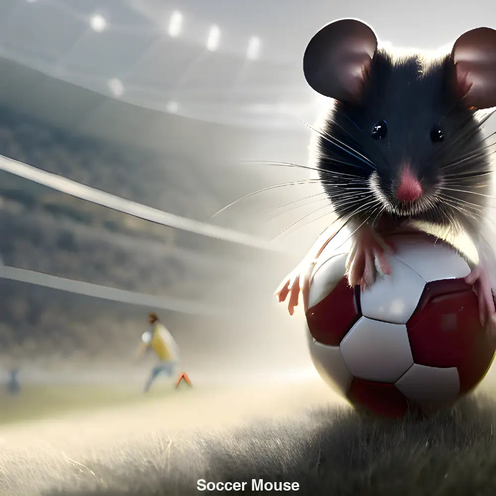 Soccer Mouse Kunstwerk