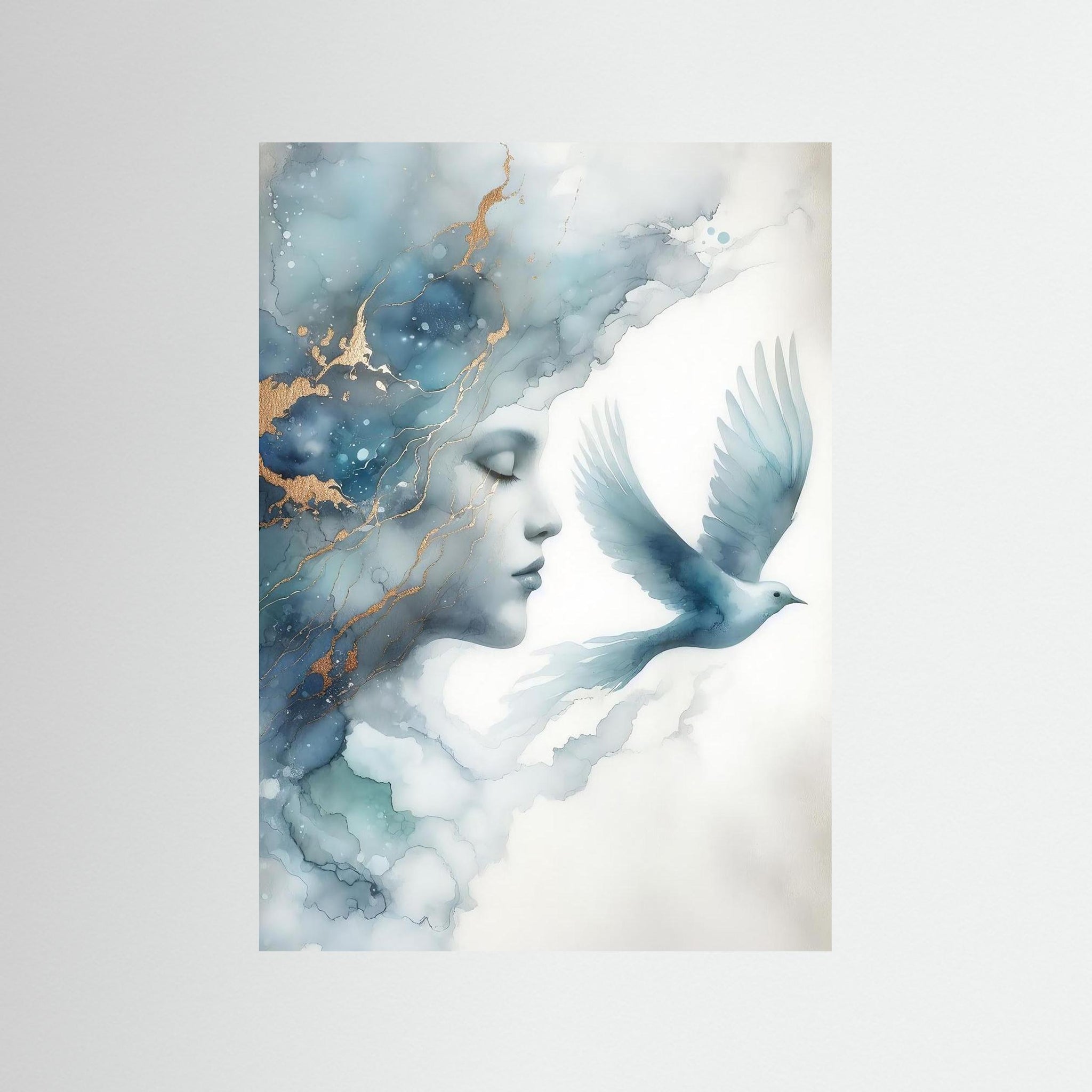 Soft Wings – AI Art (Print)