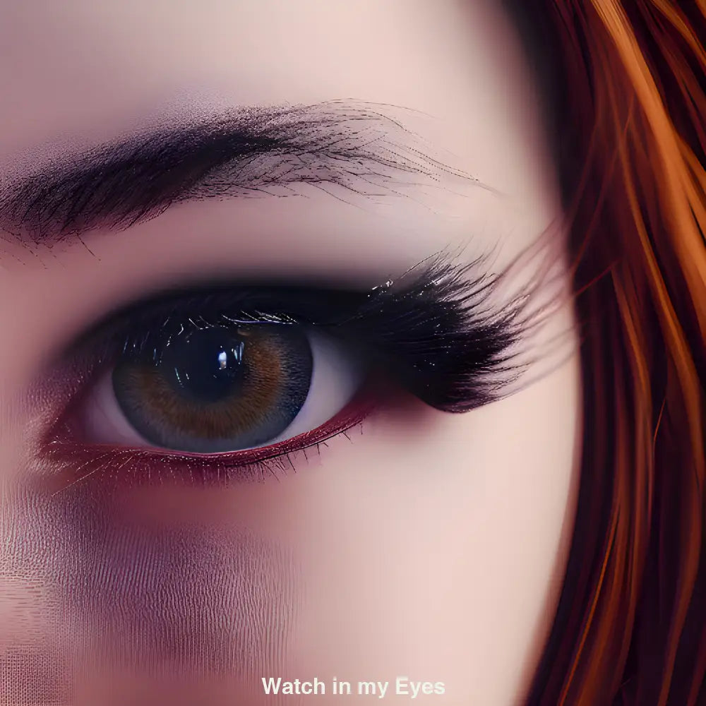 Porträt eines Auges mit tiefer emotionaler Ausstrahlung – KI-generiert, symbolisch für Seele, Reflexion und innere Welten