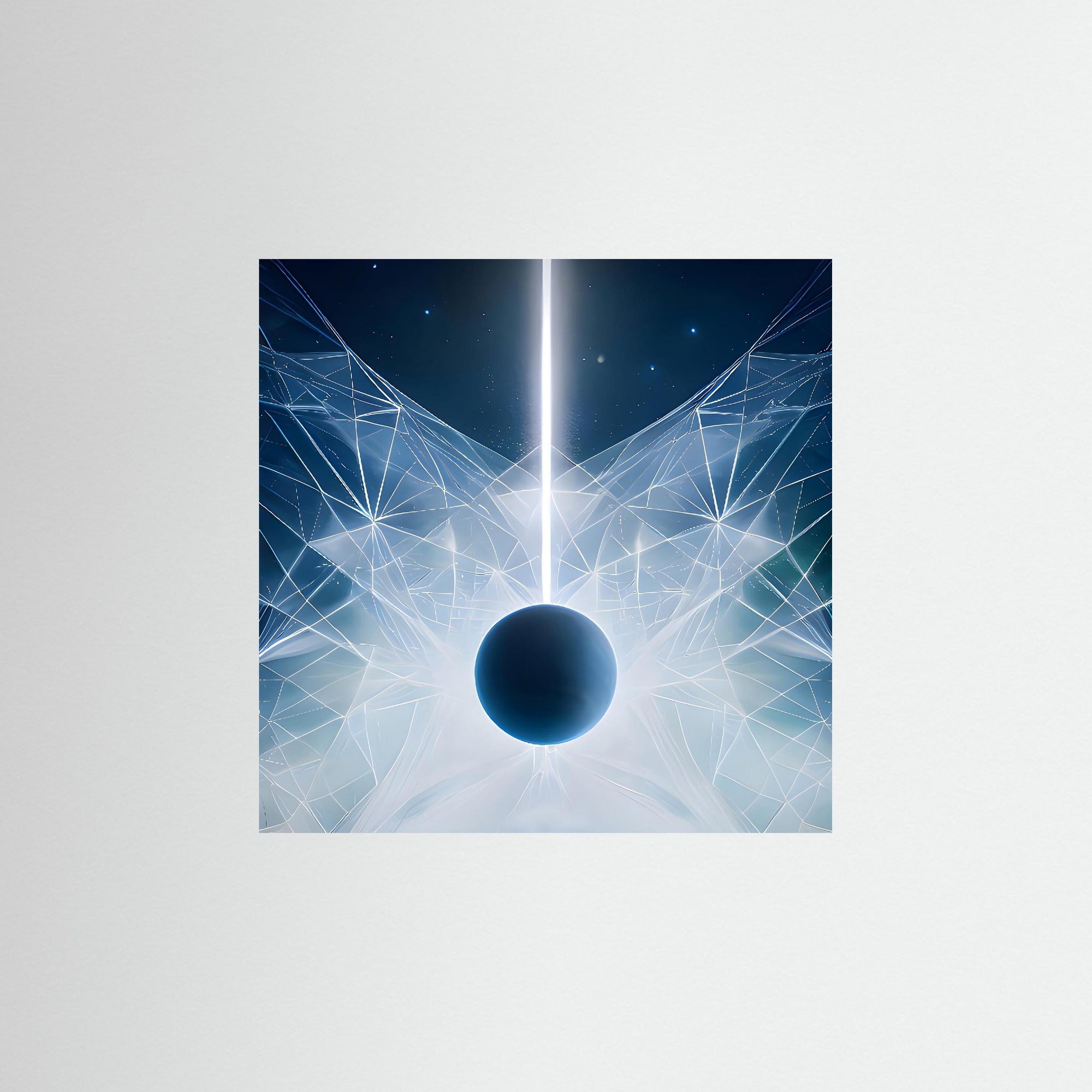 Luminous Web Portal – AI Art (Print)