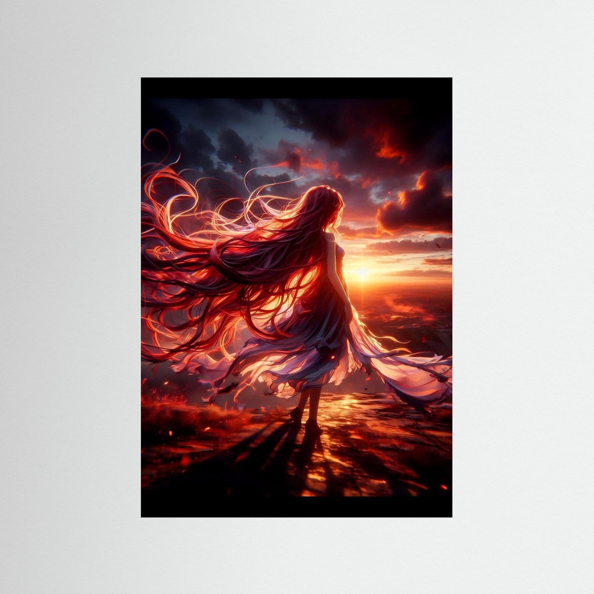 Ashes in the Wind als rahmenlose Wandkunst