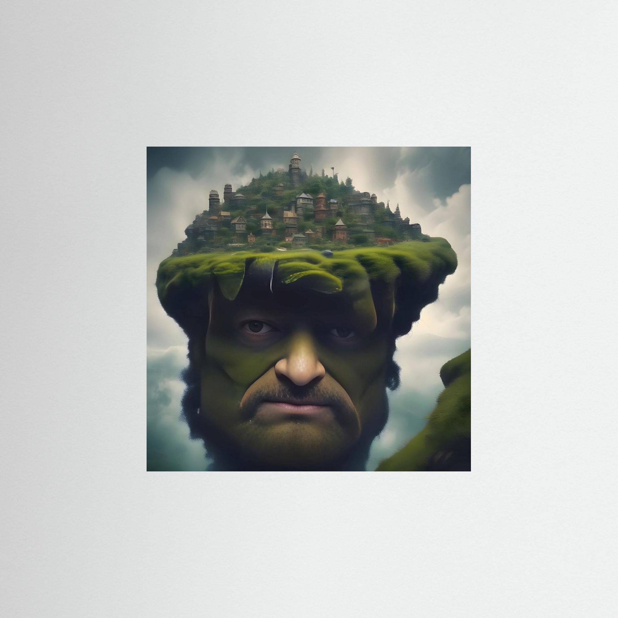 Atlas Within Fine Art Print in rahmenloser Ausführung im Format 50 × 50 cm