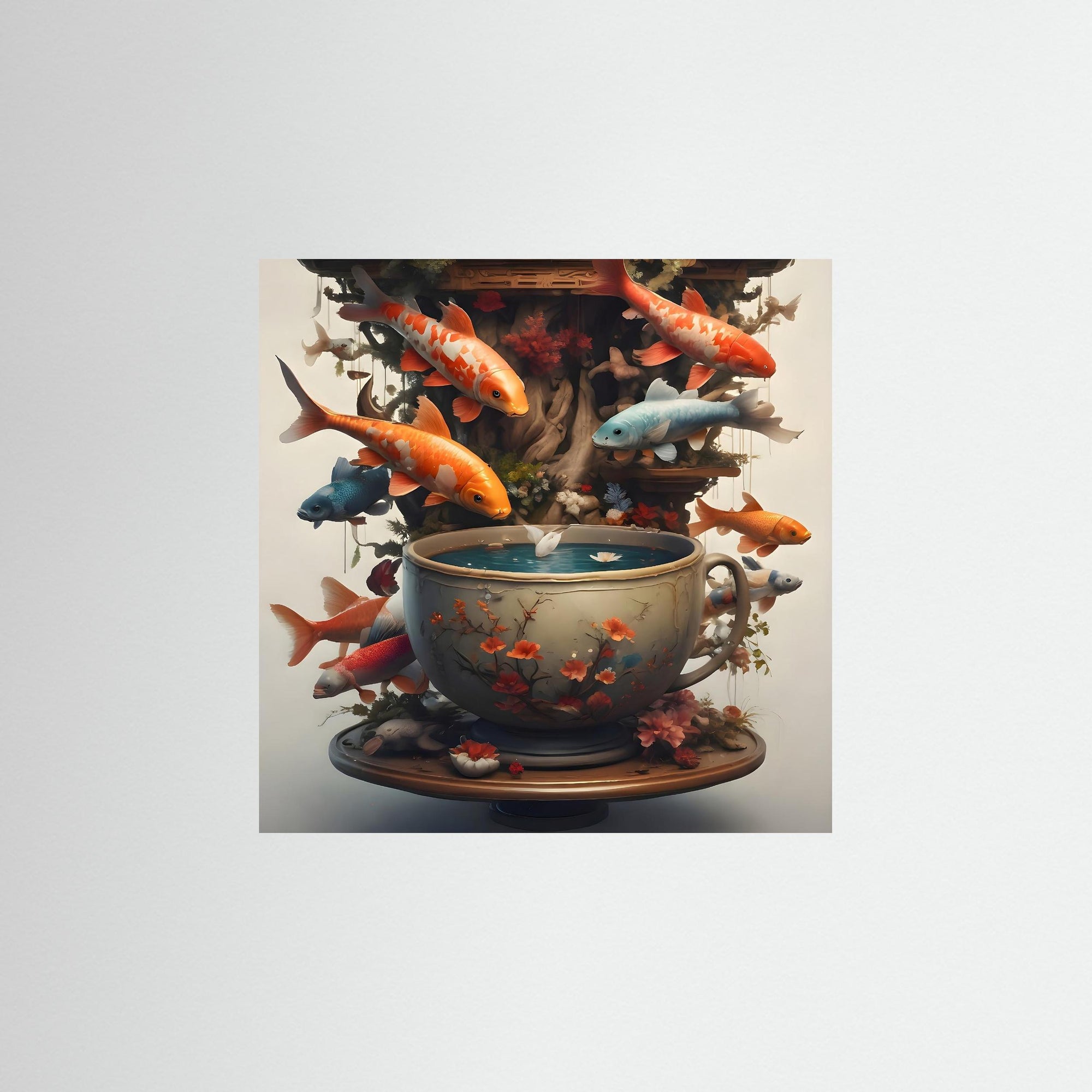 Koi Reverie – AI Art (Print)