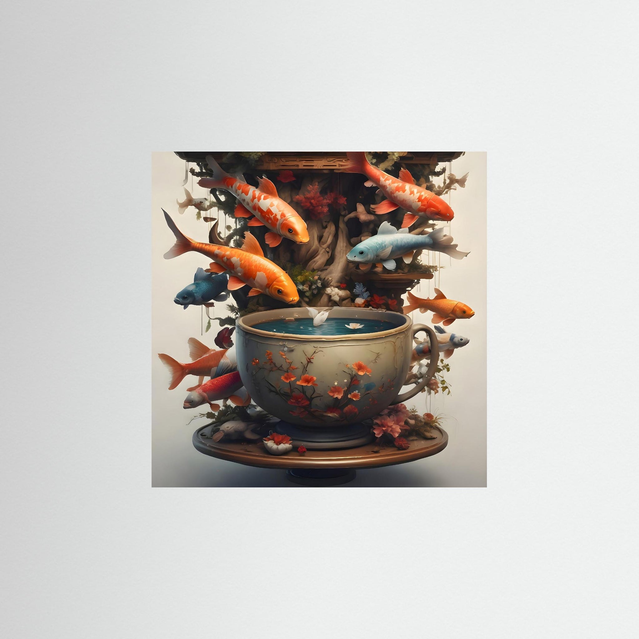 Koi Reverie – AI Art (Print)