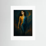 Balance of Fire and Flow Fine Art Print mit weißem Passepartout in rahmenloser Ausführung