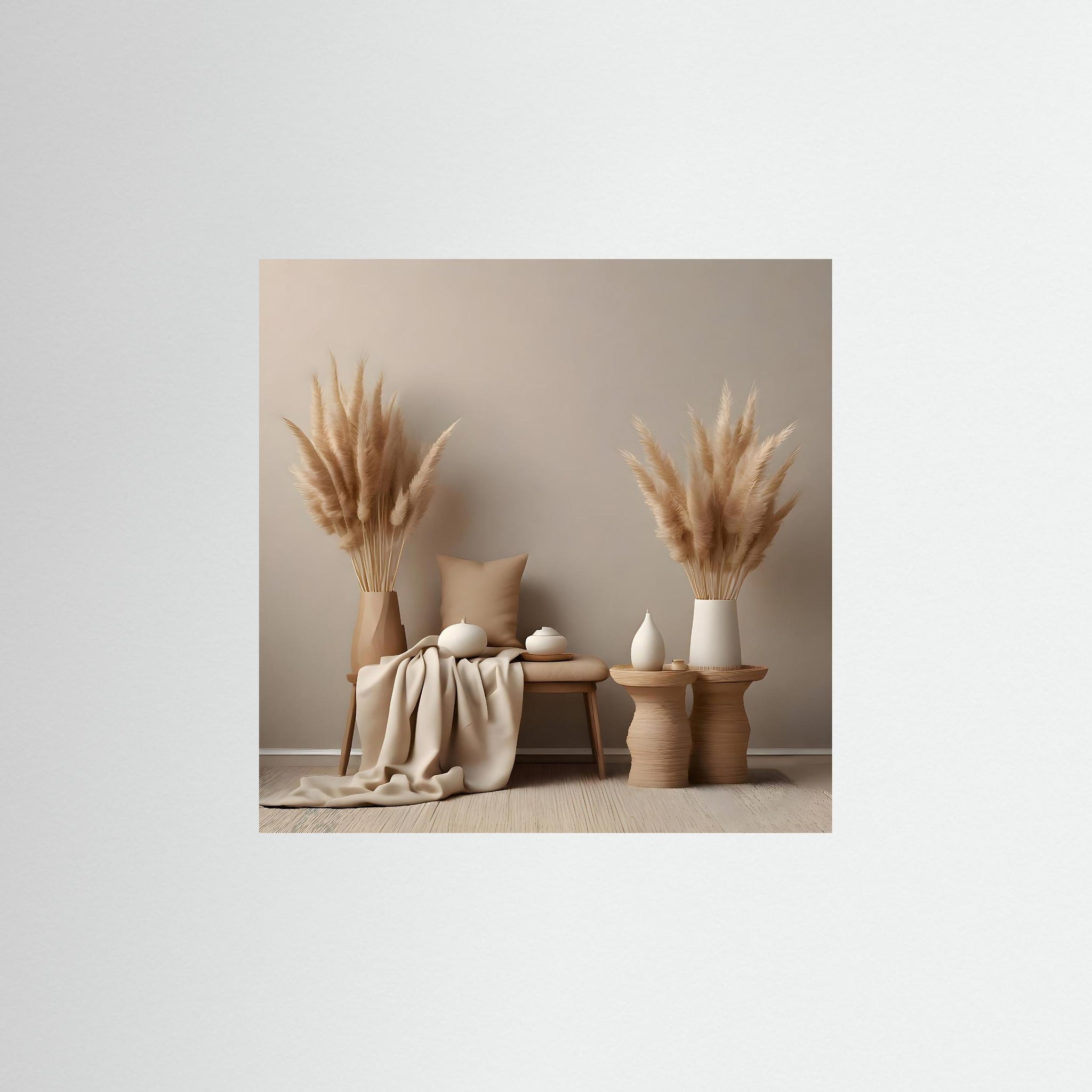 Boho Living Fine Art Print in rahmenloser Ausführung