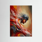 Carried by Fire als rahmenlose Wandkunst