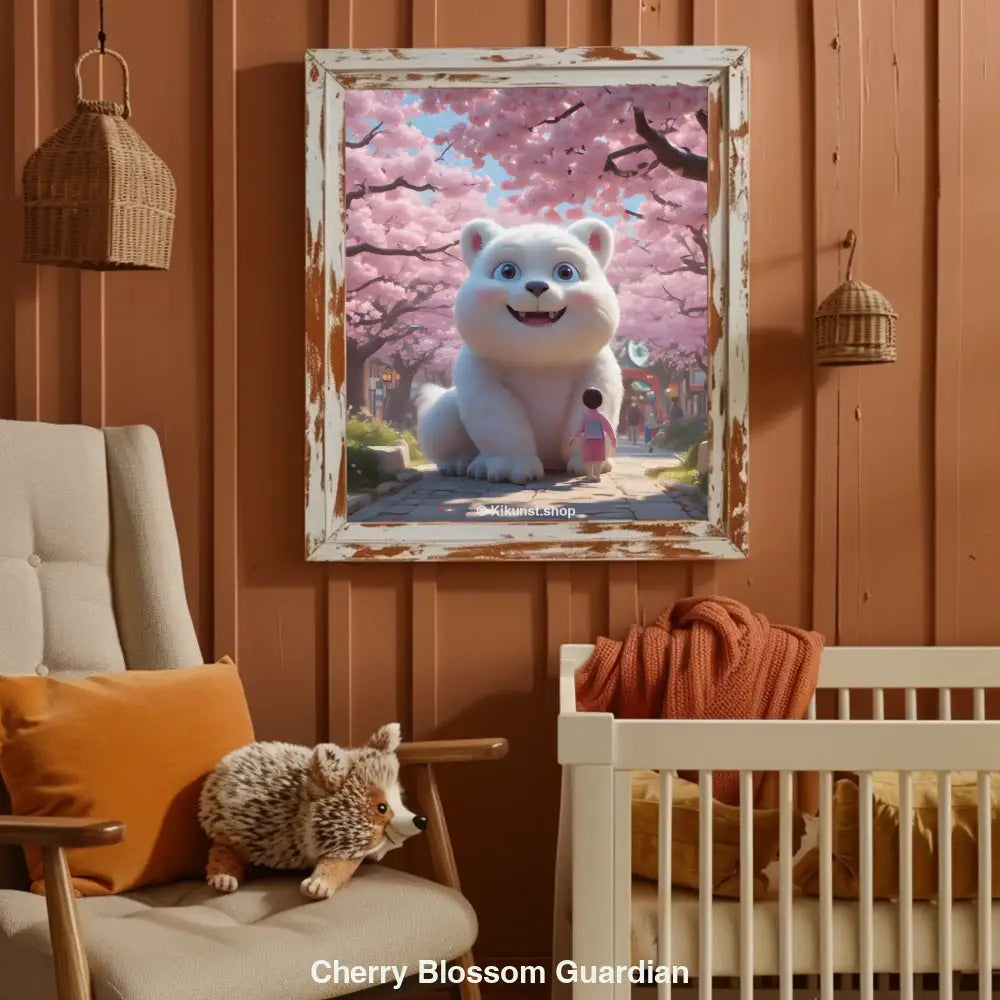 Cherry Blossom Guardian – AI Art