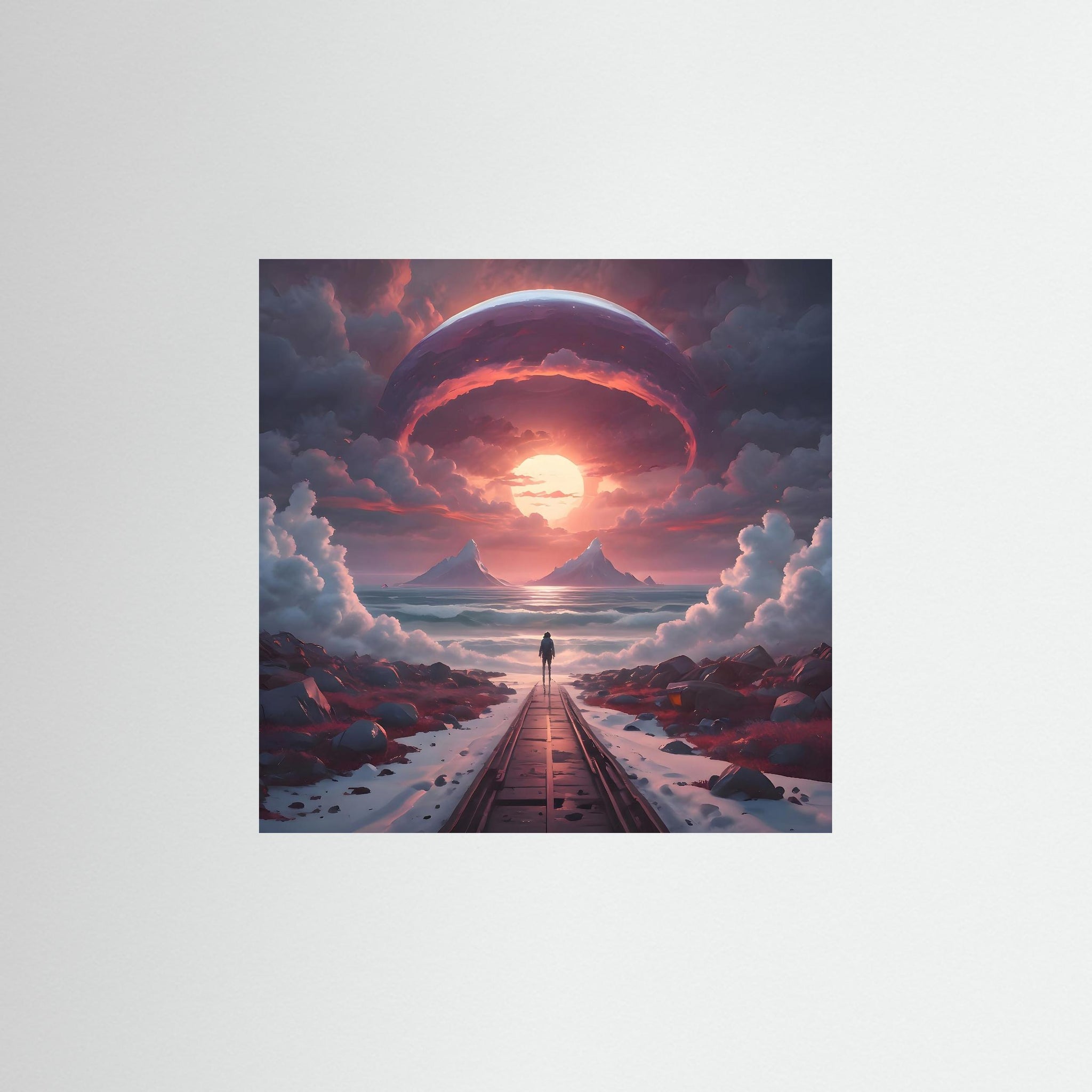 Rahmenlose Ausführung des Motivs Celestial Path