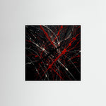 Chaos Strings als rahmenlose Wandkunst
